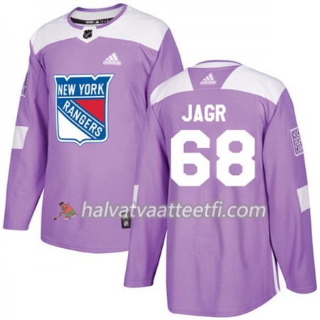 Miesten NHL New York Rangers Pelipaita Jaromir Jagr 68 Adidas 2017-2018 Violetti Fights Cancer Practice Authentic Miesten NHL New York Rangers Pelipaita Jaromir Jagr 68 Adidas 2017-2018 Violetti Fights Cancer Practice Authentic